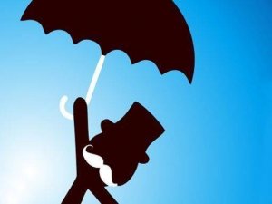 Umbrella Down Puzzle Game