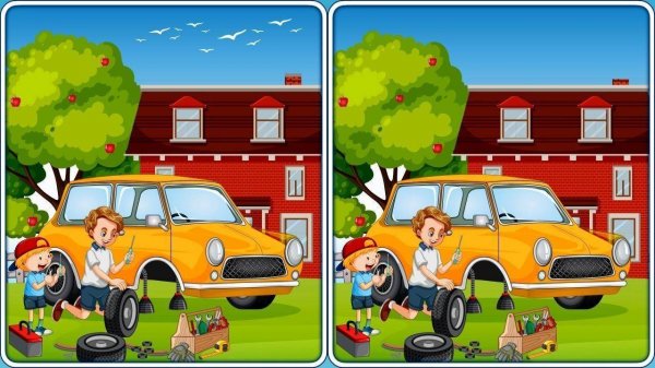Garage Spot the Differences