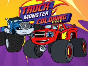 Monster Truck Coloring Fun