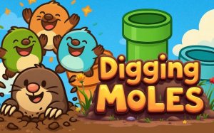 Digging Moles: Mole Puzzle Adventure Online Game