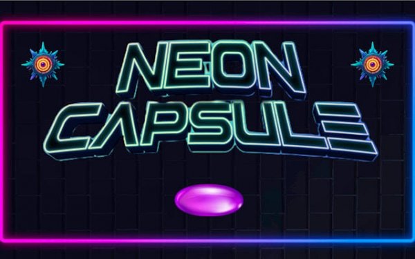 Neon Capsule Dash Arcade Game