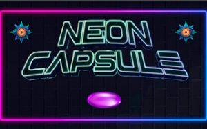 Neon Capsule Dash Arcade Game