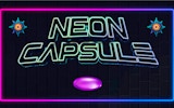 Neon Capsule Runner Arcade Game