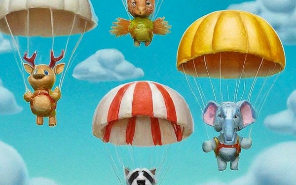 Animal Parachute Sky Arcade