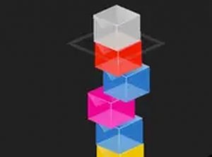 Color Tower Stacking Arcade Game