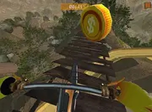 Downhill Rush Cyclist